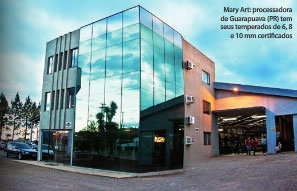 MARY ART recebe parabéns na revista VIDROPLANO